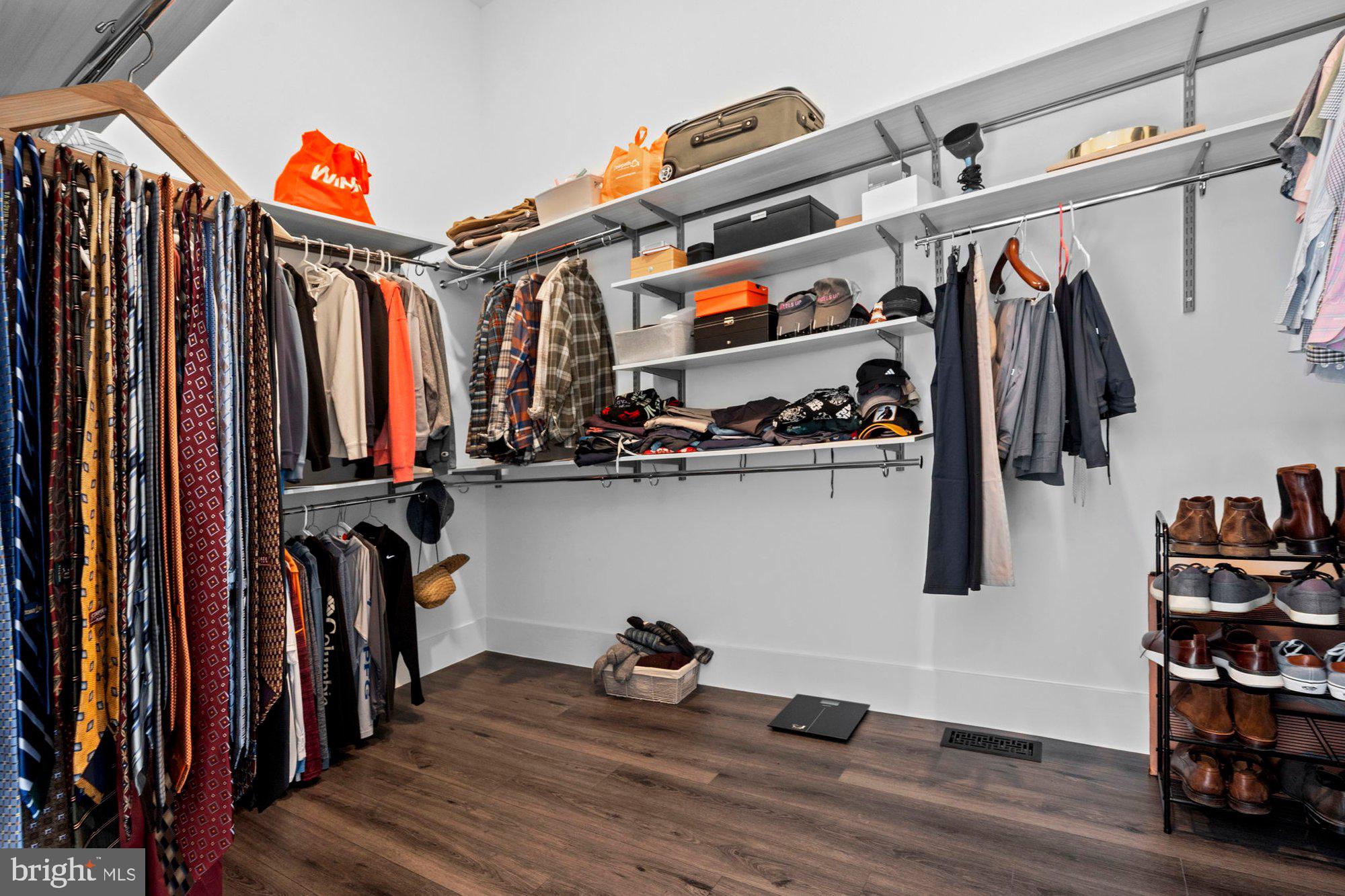 1221 Riley Preserve Court McLean, VA 22102 - Photo 29 of 94 a view of walk in closet with clothes and shoes