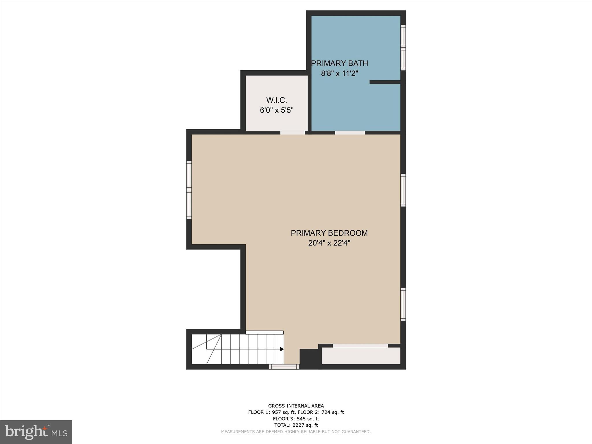68 Red Run Church Road East Berlin, PA 17316 - Photo 32 of 45 3rd floor layout