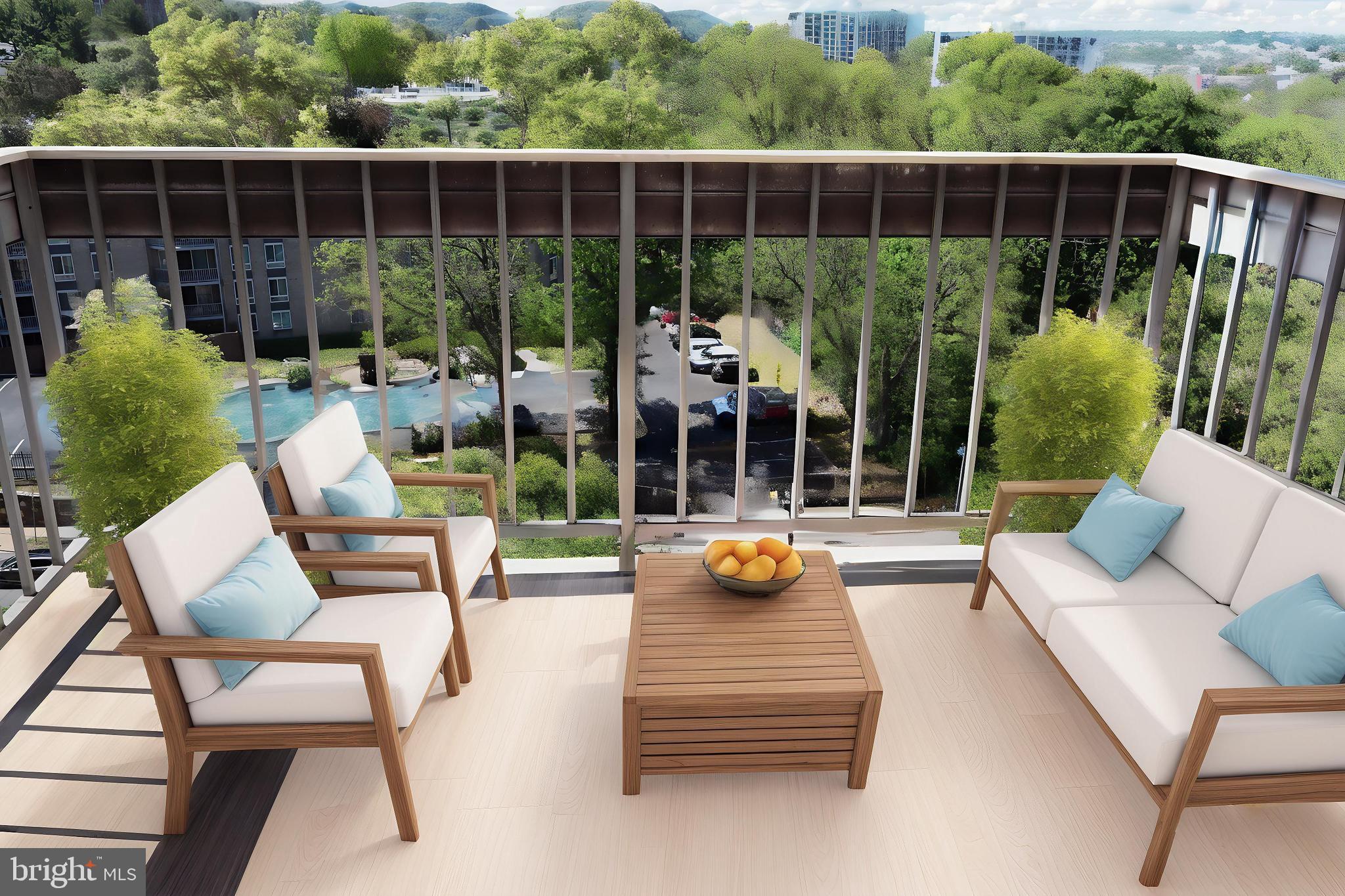 3600 Conshohocken Avenue, Unit 1004 Philadelphia, PA 19131 - Photo 3 of 17 a view of a chairs and couches in the patio