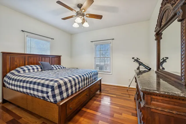 a view of an empty room with storage