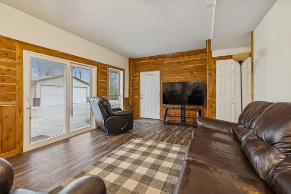 a view of road with trees