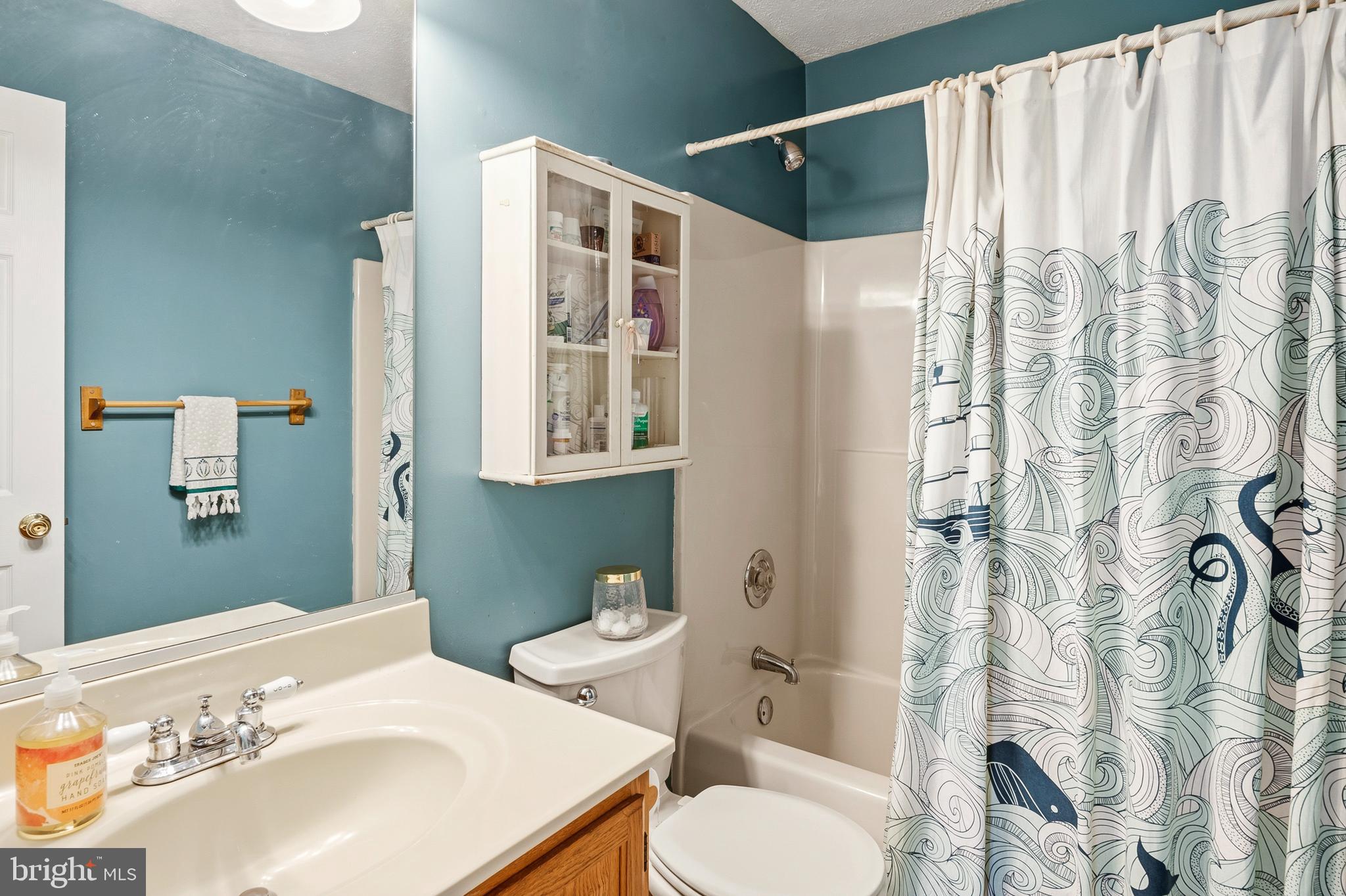 6415 Michael Elizabeth Way Hanover, MD 21076 - Photo 28 of 32 a bathroom with a sink toilet and shower