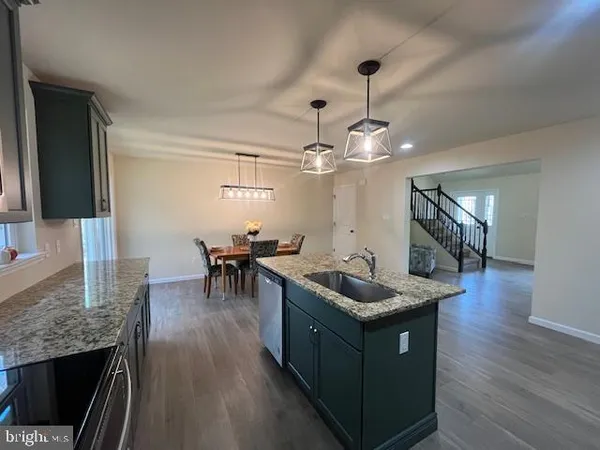 a view of hallway with a window