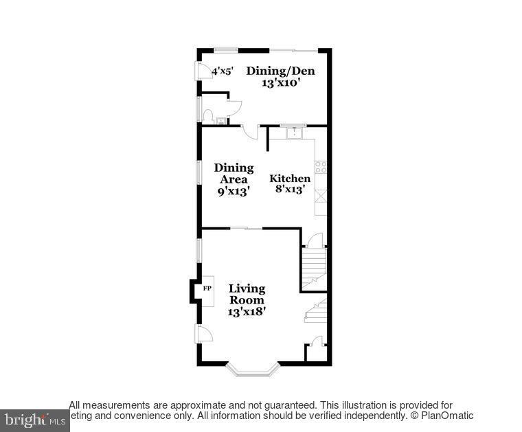 829 Colwell Road Swarthmore, PA 19081 - Photo 25 of 26 1st Floor Plan