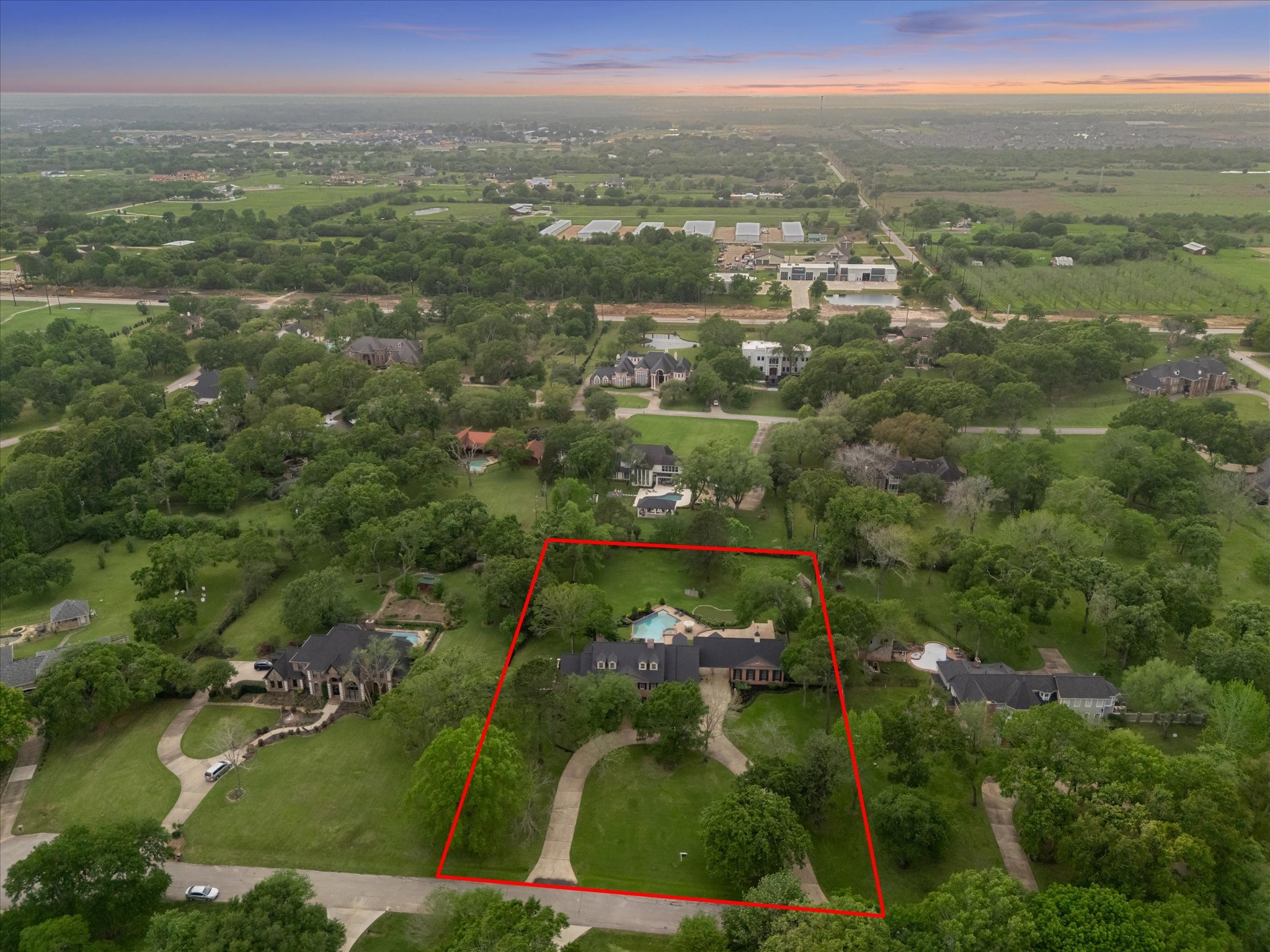 6611 Riva Ridge Drive Richmond, TX 77406 - Photo 46 of 46 Approximate lot lines shown in red.