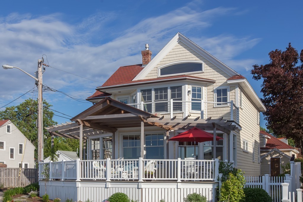 129 Fort Point Road Weymouth, MA 02191 - Photo 21 of 30 a front view of a house with a porch