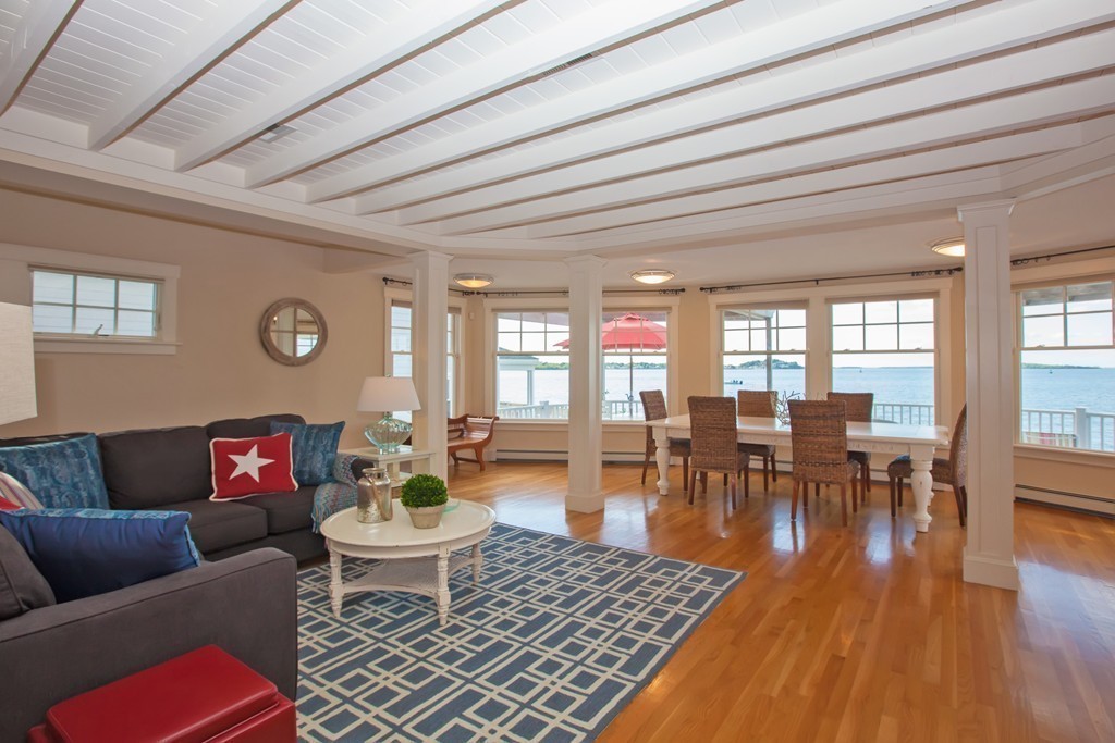 129 Fort Point Road Weymouth, MA 02191 - Photo 6 of 30 a living room with furniture and wooden floor