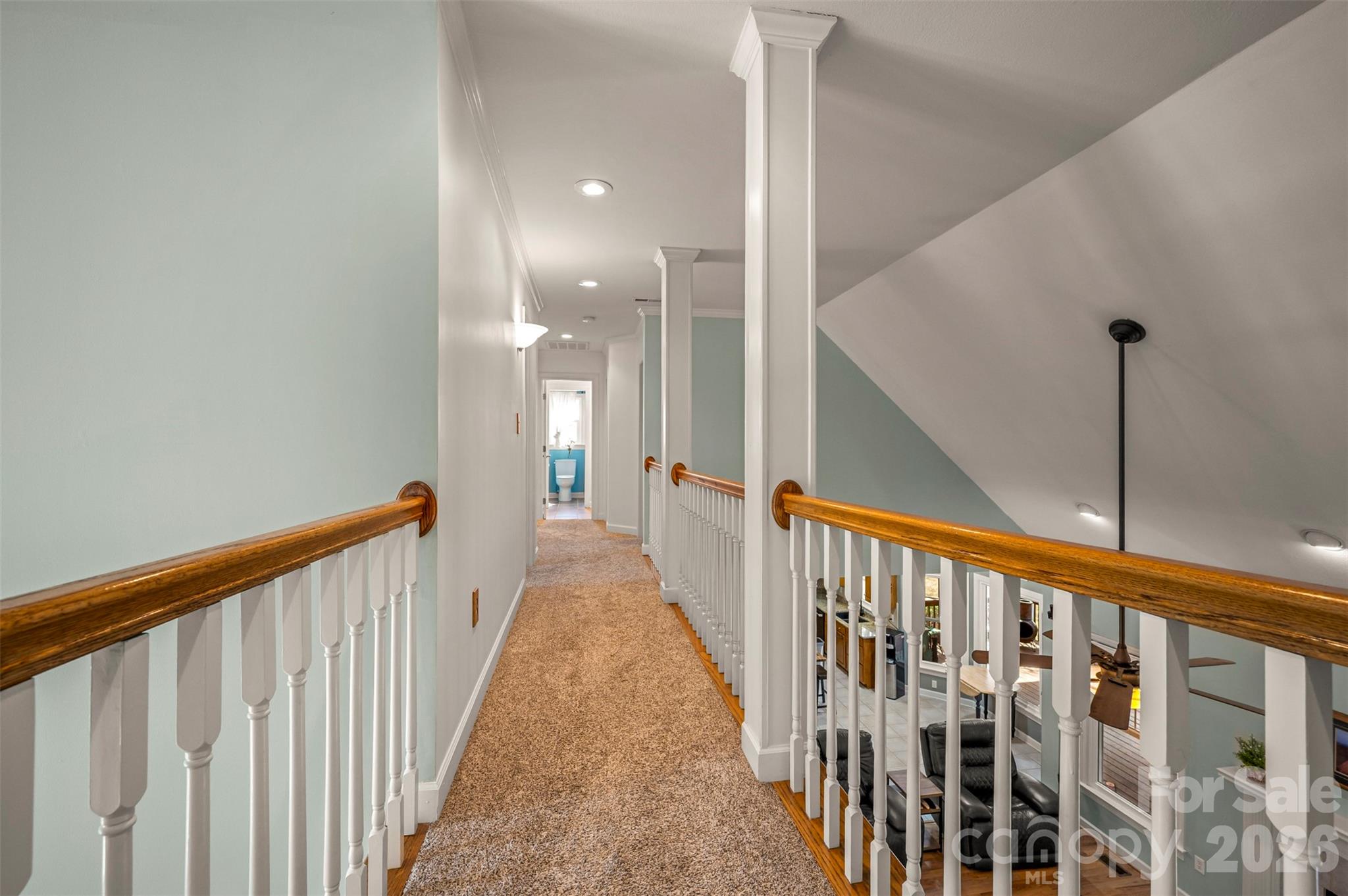391 Chisholm Trail Rutherfordton, NC 28139 - Photo 21 of 39 a view of a hallway with wooden floor