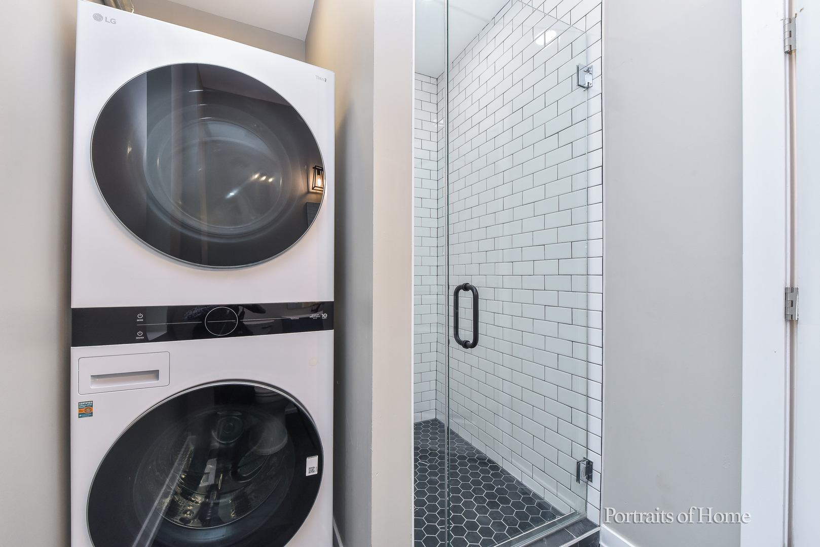 3501 West Le Moyne Street, Unit 1 Chicago, IL 60651 - Photo 14 of 27 a close view of a utility room with dryer and washer