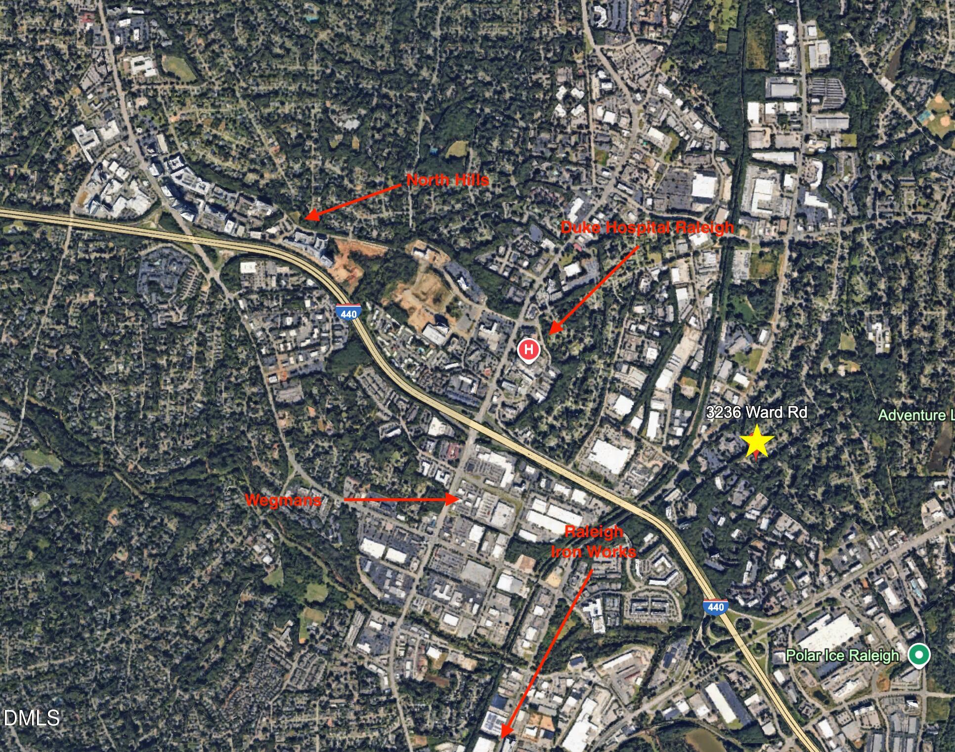 3236 Ward Road Raleigh, NC 27604 - Photo 51 of 57 Aerial - Center