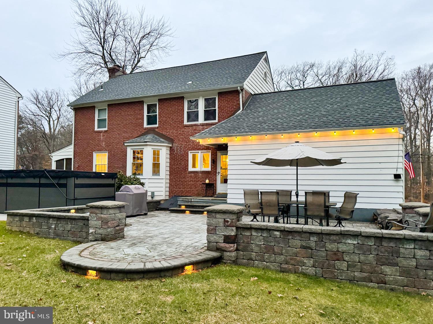 2012 Silverside Road Wilmington, DE 19803 - Photo 23 of 28 Rear patio with lighting