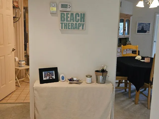 a view of a workspace with a window