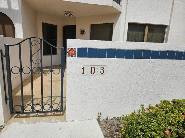 a view of a entryway door