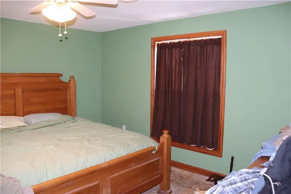 a view of a room with rack on the wall