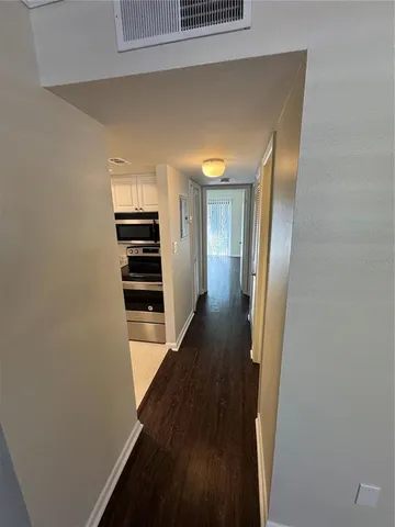 a view of a door of the house