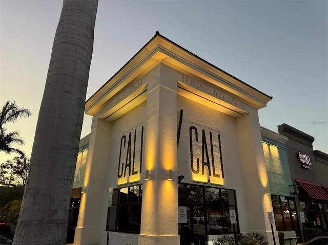 a car parked in front of a store