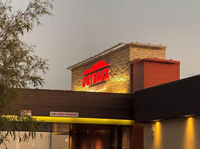 a front view of a building