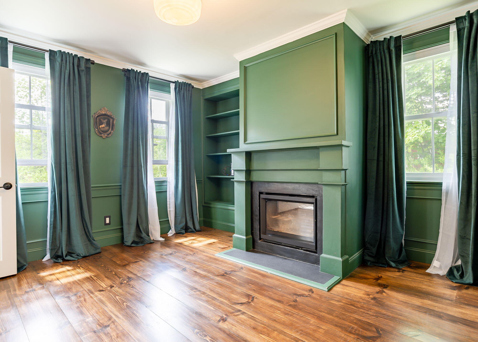 102 Kimball Corner Road Naples, ME 04055 - Photo 27 of 53 Den with wood fireplace