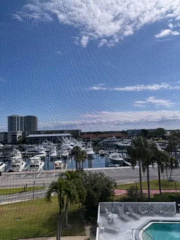 a kitchen with appliances and a window