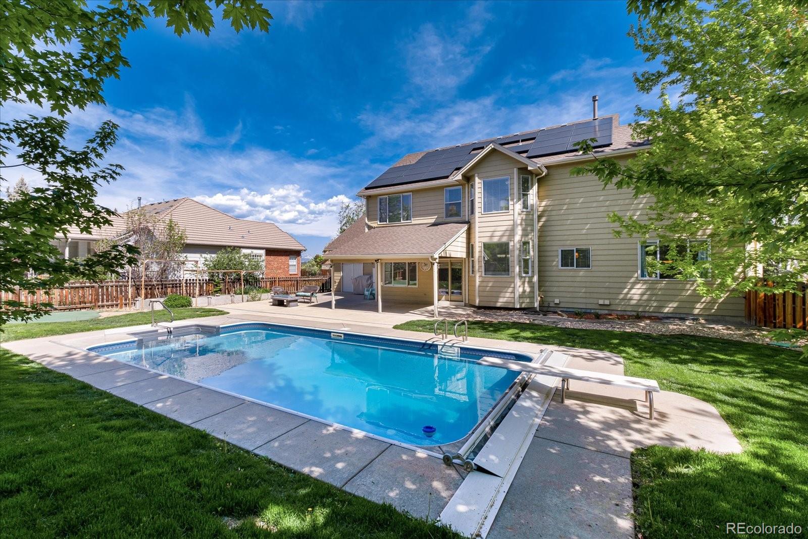 9318 Reed Way Broomfield, CO 80021 - Photo 32 of 33 a view of a house with pool and chairs