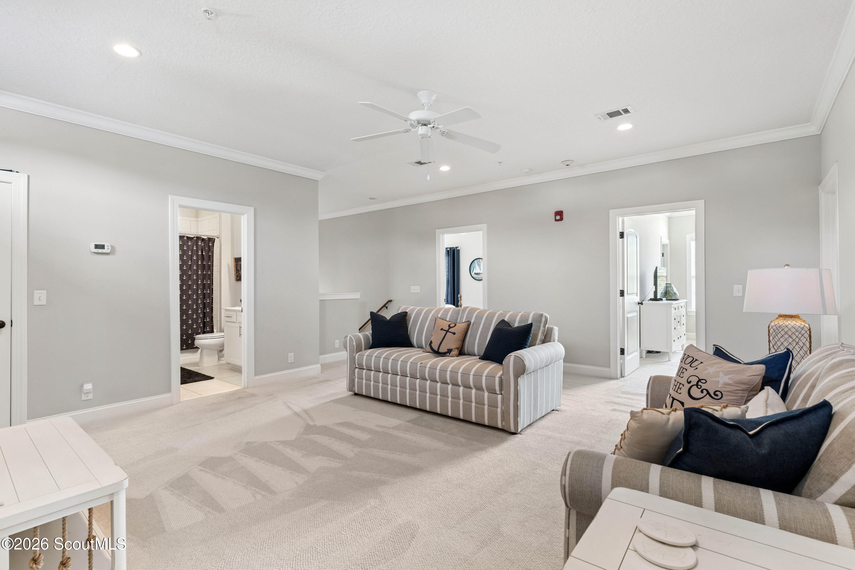 101 Mariners Circle St. Simons Island, GA 31522 - Photo 19 of 35 Upstairs Living Area