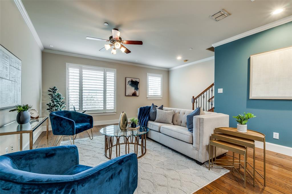 1600 Abrams Road, Unit 54 Dallas, TX 75214 - Photo 5 of 23 a living room with furniture and a large window