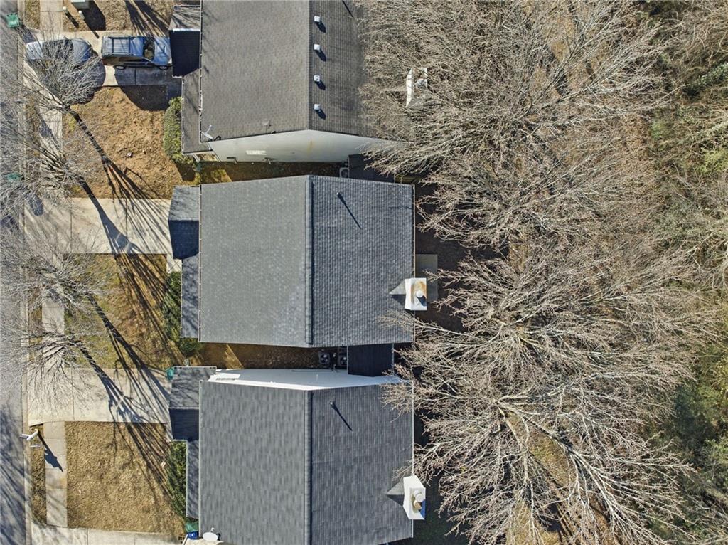 2297 Charleston Pointe Southeast Atlanta, GA 30316 - Photo 40 of 48 a aerial view of a house with a yard