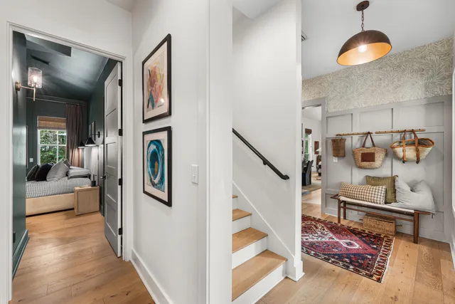 a view of entryway and hall