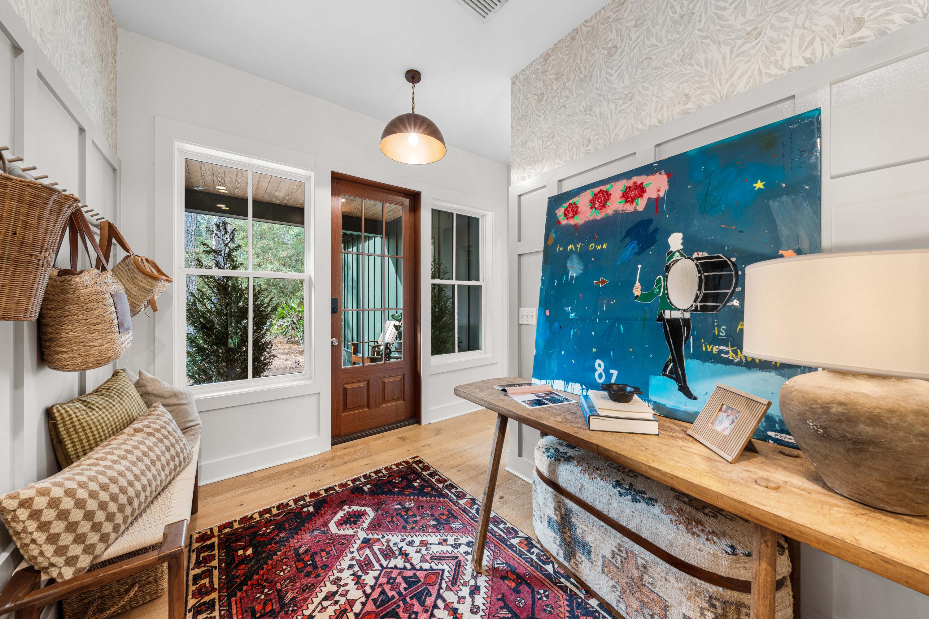 294 West Point Washington Road Santa Rosa Beach, FL 32459 - Photo 4 of 46 a living room with furniture and a large window
