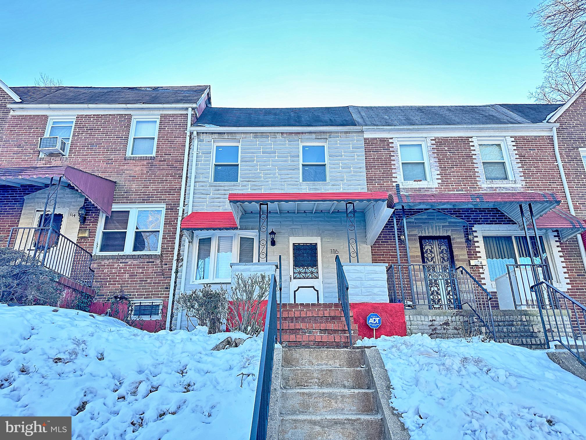116 Hillvale Road Baltimore, MD 21229 - Photo 26 of 26 a front view of multiple houses