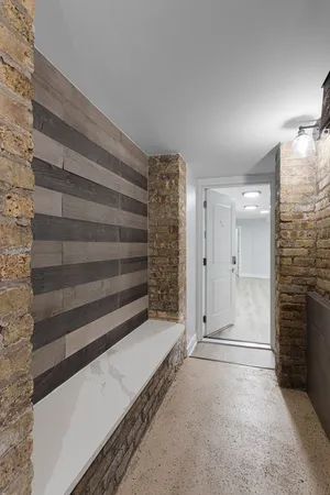 a picture of a park with furniture