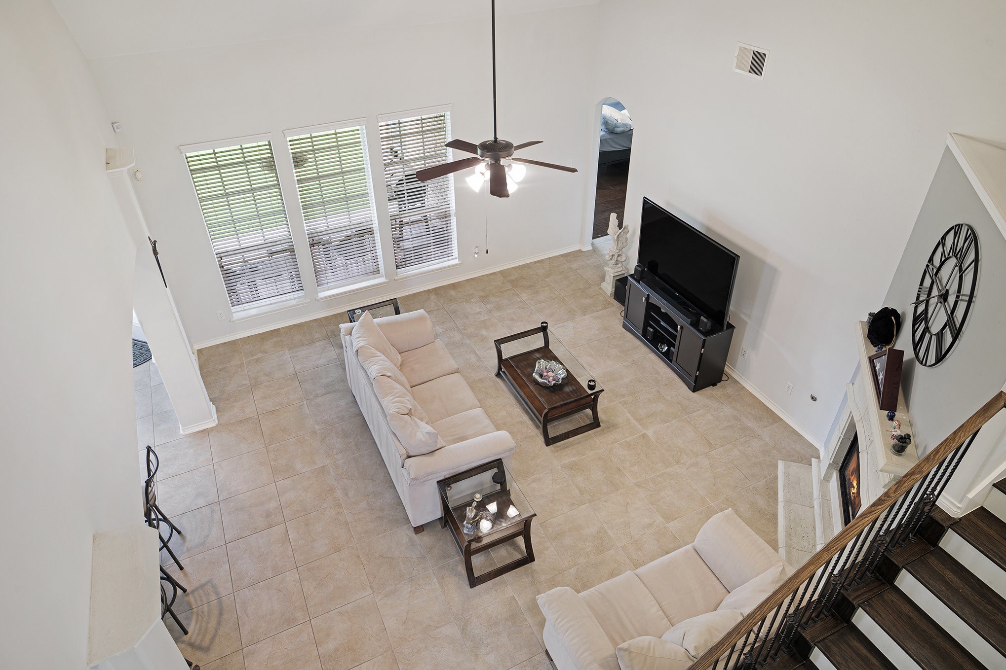 20692 Oakhurst Meadows Drive Porter, TX 77365 - Photo 18 of 37 a living room with furniture and a flat screen tv