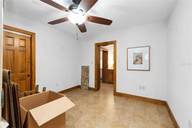 a view of an empty room