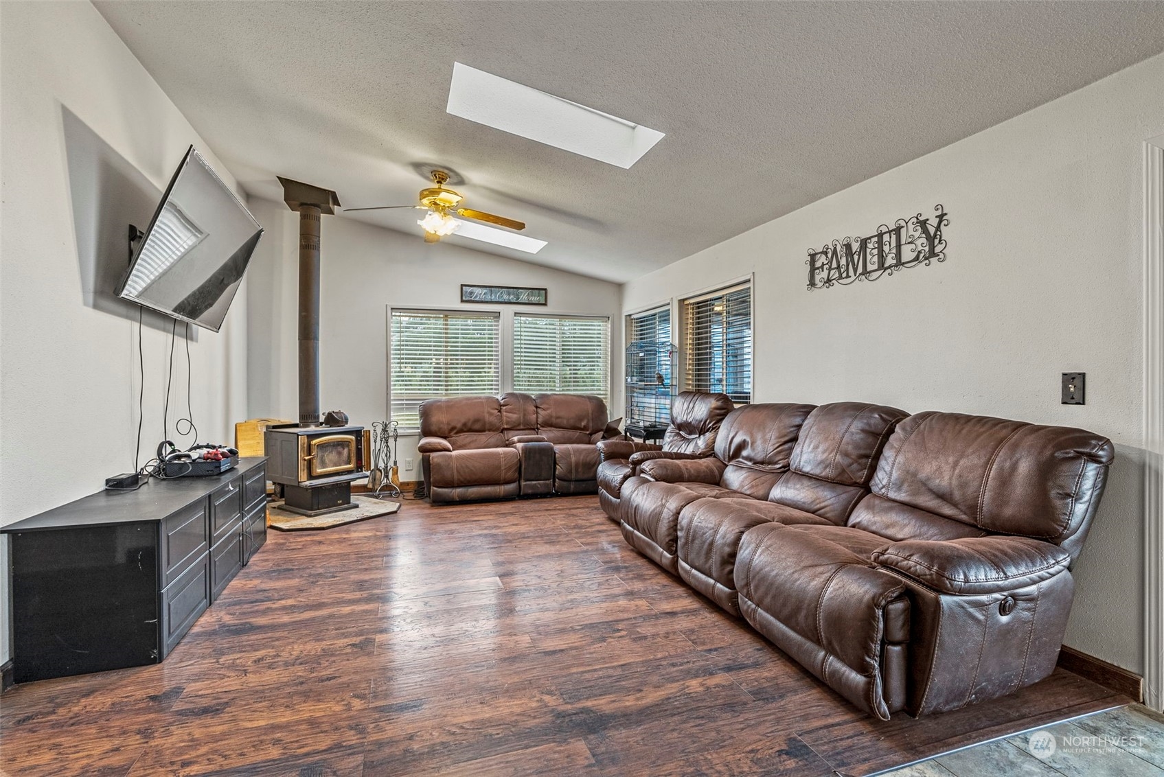 144 Shiloh Road Winlock, WA 98596 - Photo 15 of 37 a living room with furniture window and wooden floor