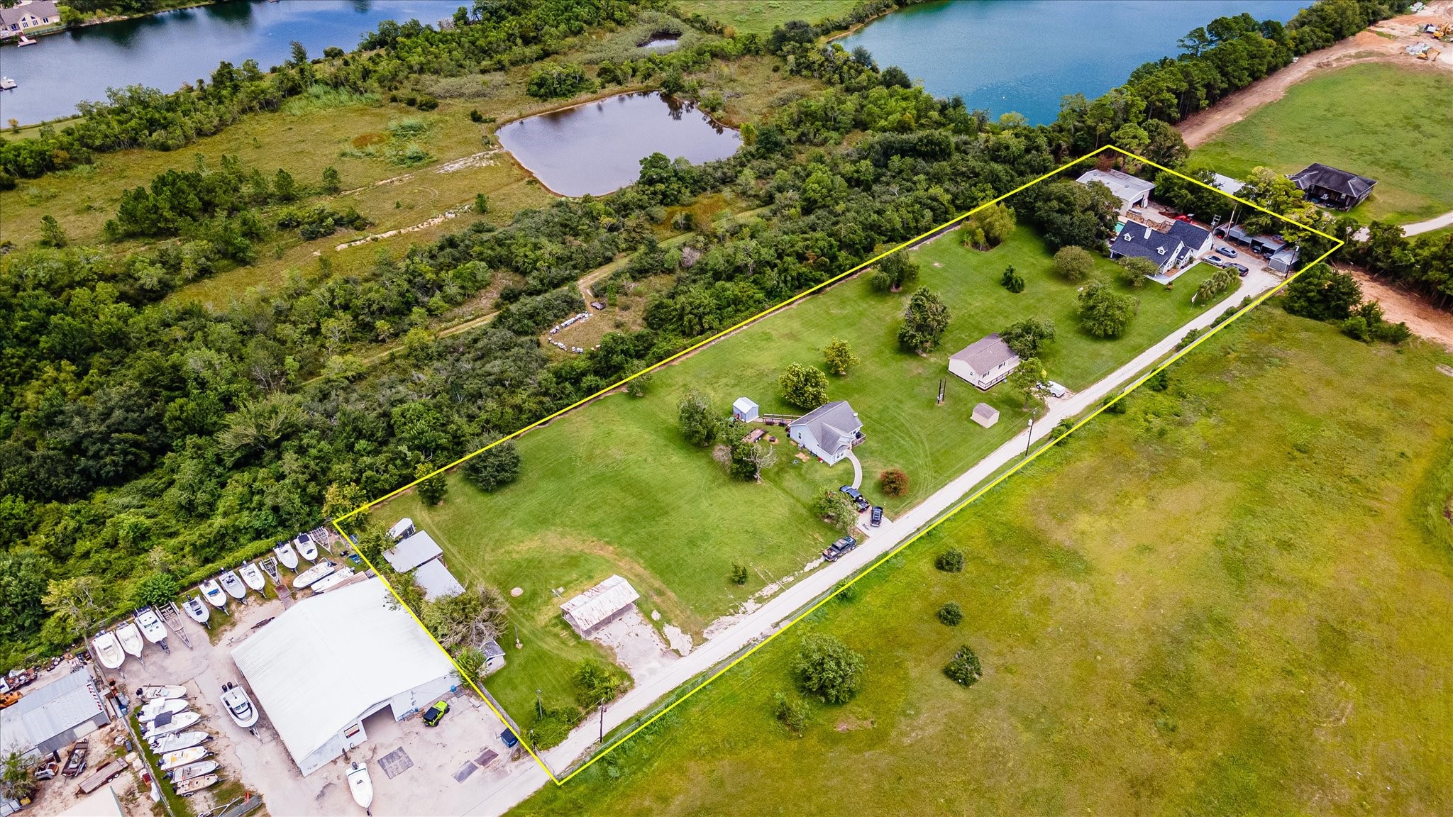 2739 Lawrence Road Kemah, TX 77565 - Photo 6 of 42 a view of swimming pool from a balcony