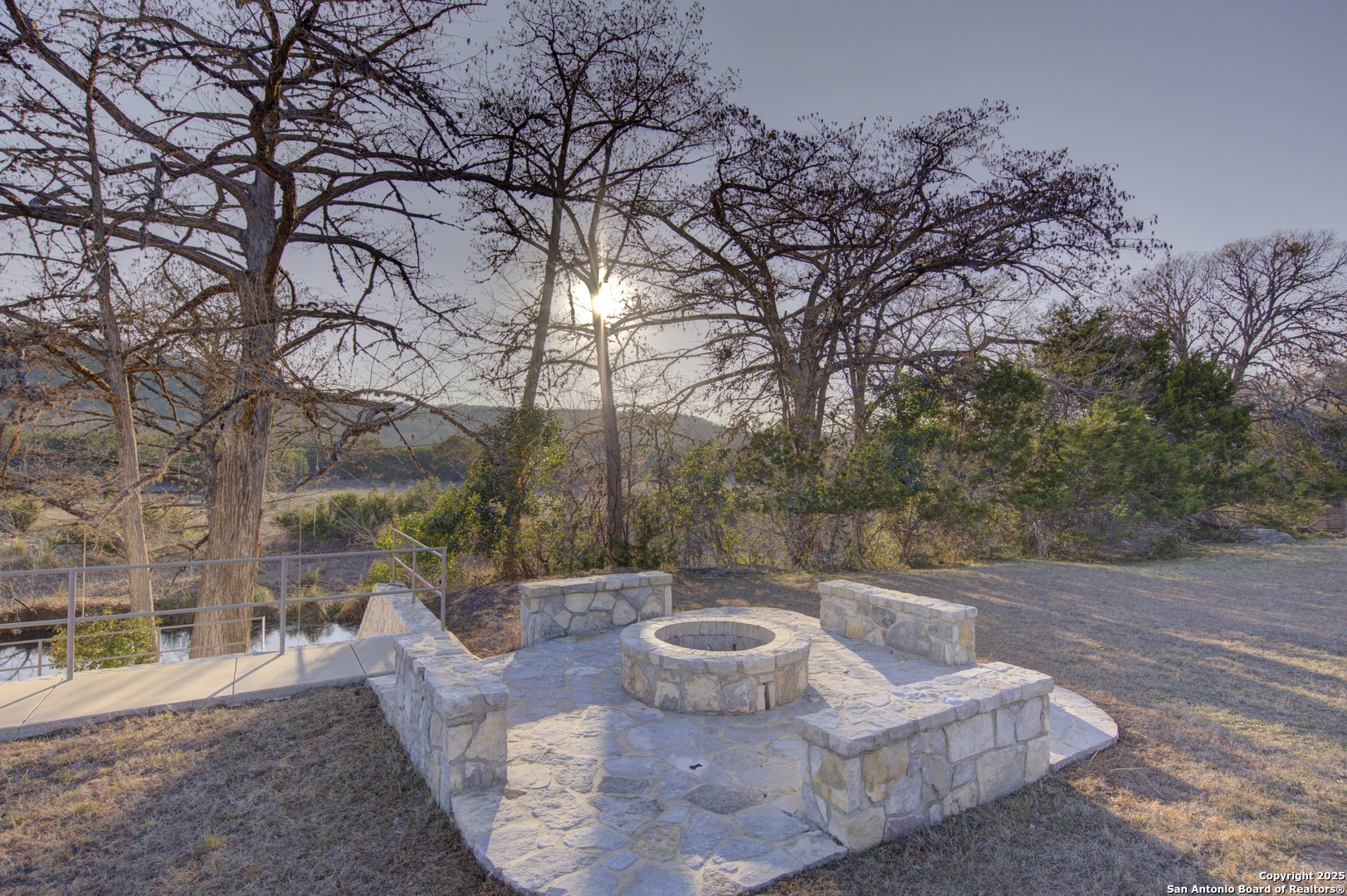0 River Bend Road West Hunt, TX 78024 - Photo 54 of 55 a view of a backyard with white house