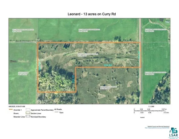 $74,900 | Xxx Curry Road, Mason, WI 54856