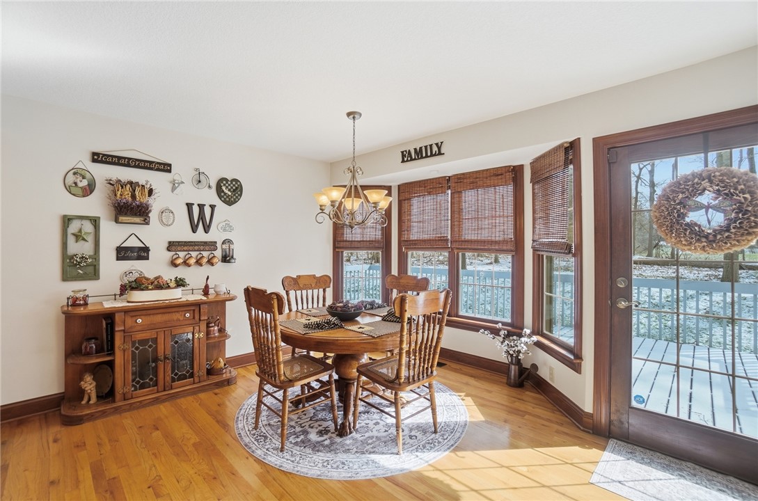 5300 Brookshire Lane Springfield, OH 45502 - Photo 13 of 56 This inviting dining area features ample natural light and direct access to outdoor living.