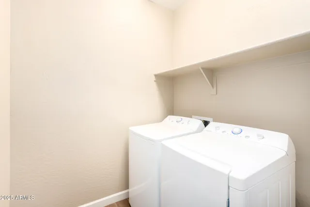 a view of a room with an empty space