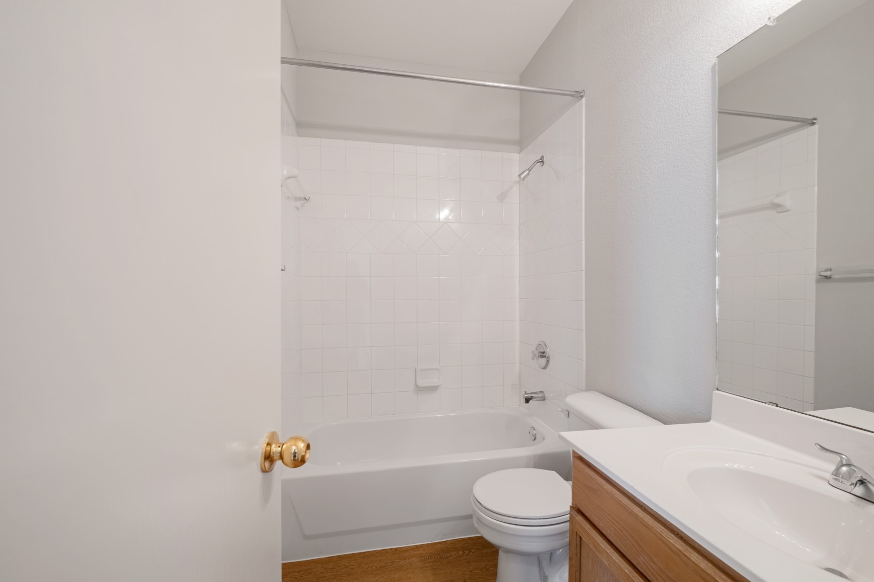 2300 South Bagdad Road, Unit B Leander, TX 78641 - Photo 10 of 20 a bathroom with a sink toilet and shower