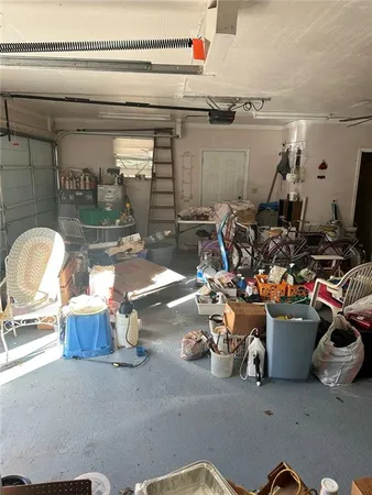 a room with gym equipment