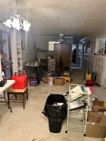 a room with gym equipment