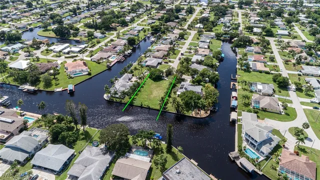 an aerial view of residential house with outdoor space