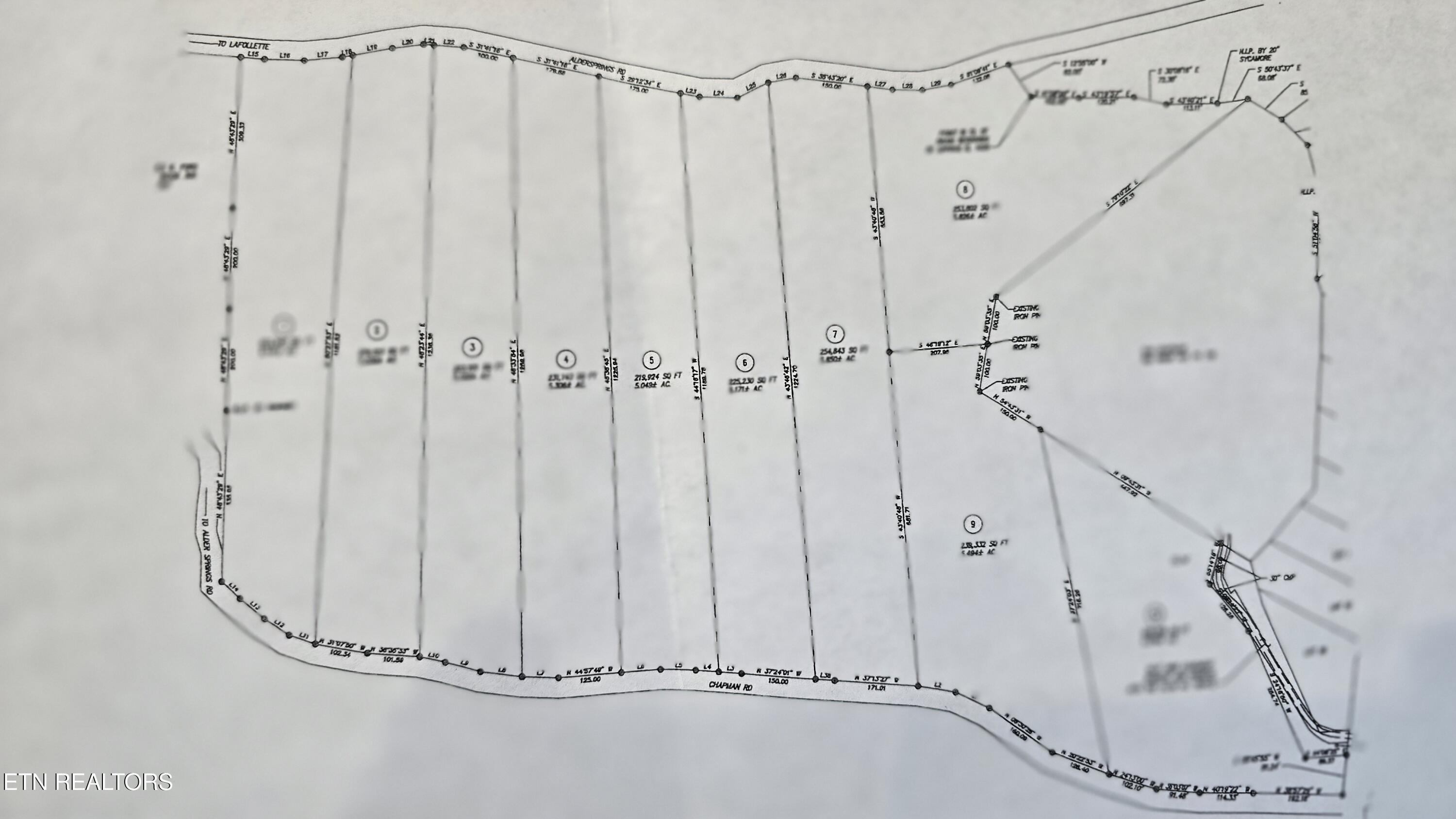 Lot 5 Chapman Road La Follette, TN 37766 - Photo 4 of 4 Survey 1
