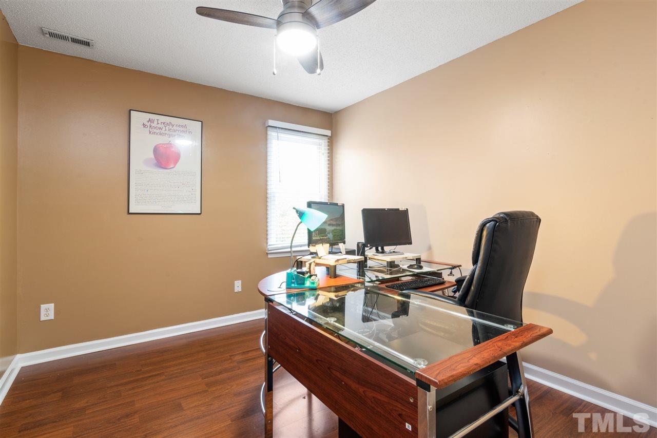 2016 Stonepond Lane Raleigh, NC 27603 - Photo 18 of 23 Third bedroom. Can also be used as a home office as shown.