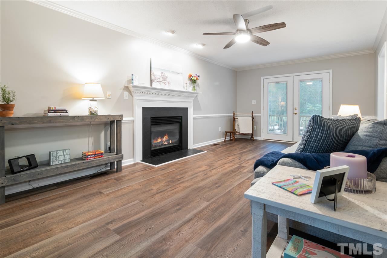 2016 Stonepond Lane Raleigh, NC 27603 - Photo 5 of 23 The fireplace is a beautiful focal point in the room.