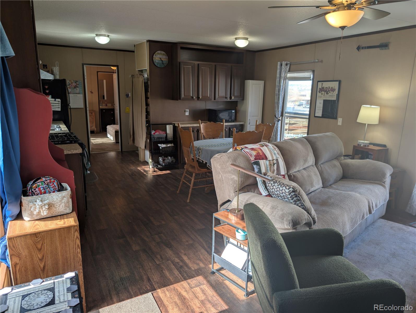 19 Danny Street Castle Rock, CO 80109 - Photo 3 of 33 a living room with furniture and a wooden floor