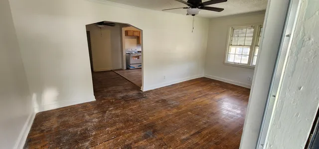 wooden floor in an empty room