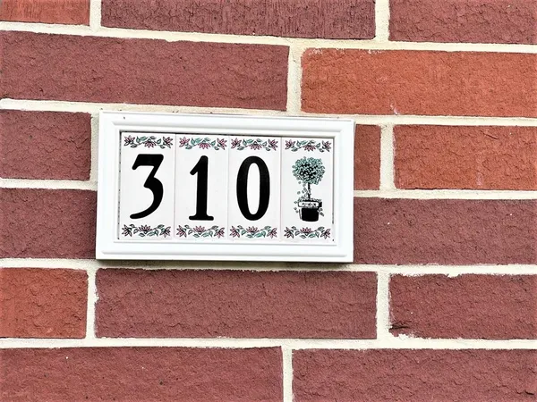 a view of a wooden door