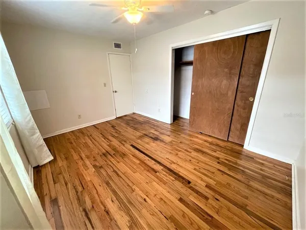 wooden floor in an empty room